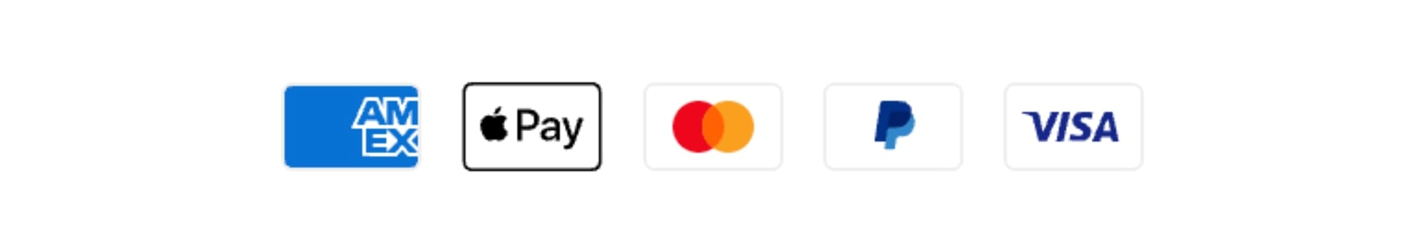 Accepted payment methods